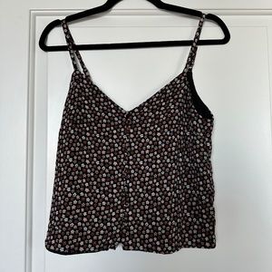 Maxwell Silk Button-Down Cami - size 0